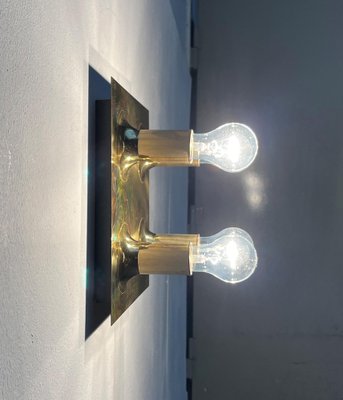 Mid-Century German Space Age Brass Ceiling or Wall Lamp from Cosack, 1960s-UAH-1790897