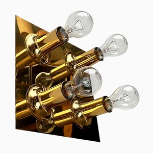 Mid-Century German Space Age Brass Ceiling or Wall Lamp from Cosack, 1960s-UAH-1790897