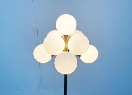 Mid-Century German Space Age Brass Floor Lamp from Kaiser Leuchten, 1960s-UAH-1797634