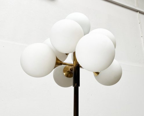 Mid-Century German Space Age Brass Floor Lamp from Kaiser Leuchten, 1960s-UAH-1797634