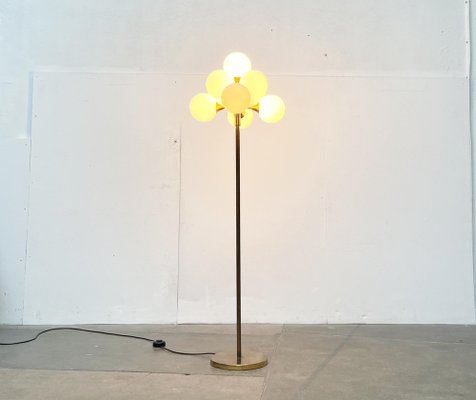 Mid-Century German Space Age Brass Floor Lamp from Kaiser Leuchten, 1960s-UAH-1797634