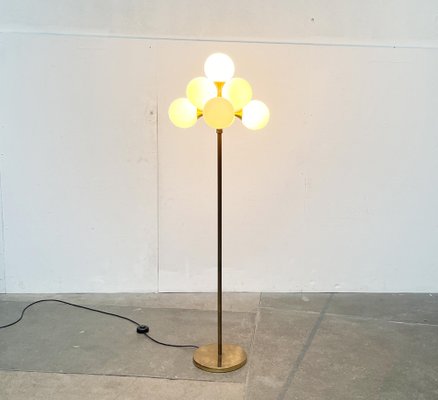 Mid-Century German Space Age Brass Floor Lamp from Kaiser Leuchten, 1960s-UAH-1797634