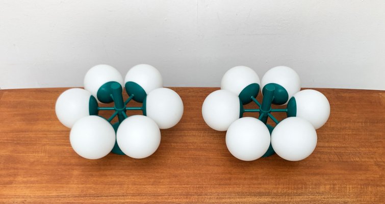 Mid-Century German Space Age Ceiling Lamp from Kaiser Leuchten, 1960s, Set of 2-UAH-1449711