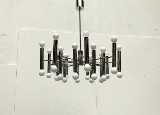 Mid-Century German Space Age Chandelier from Doria Leuchten, 1960s-UAH-1339361