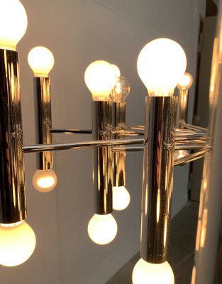 Mid-Century German Space Age Chandelier from Doria Leuchten, 1960s-UAH-1339361