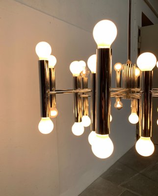 Mid-Century German Space Age Chandelier from Doria Leuchten, 1960s-UAH-1339361