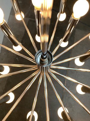 Mid-Century German Space Age Chandelier from Doria Leuchten, 1960s-UAH-1339361