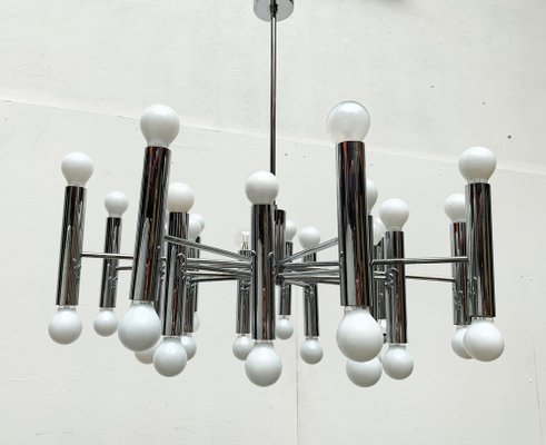 Mid-Century German Space Age Chandelier from Doria Leuchten, 1960s-UAH-1339361