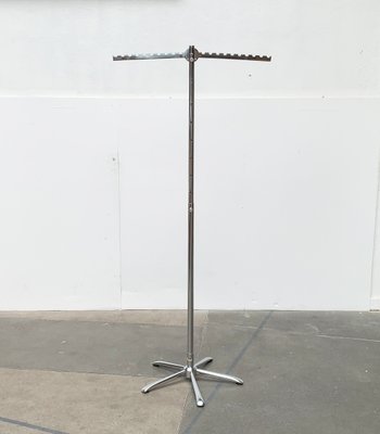 Mid-Century German Space Age Metal Coat Rack from Bremshey, Solingen-UAH-952631