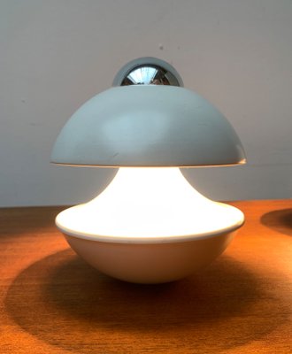 Mid-Century German Space Age Mushroom Table or Wall Lamp by Klaus Hempel for Kaiser Leuchten, 1970s, Set of 2-UAH-1299737