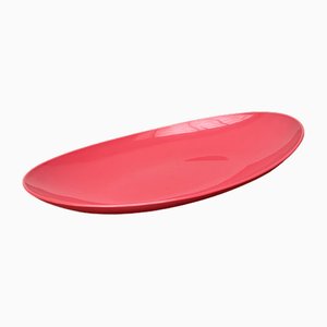 Mid-Century German Space Age Pink Plastic Bowl Plate from Revolit, 1960s-UAH-1796541