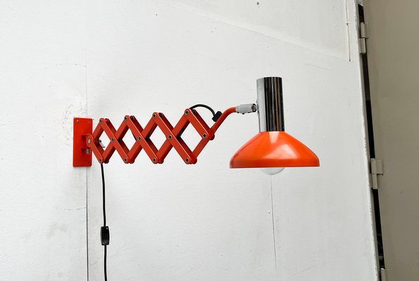 Mid-Century German Space Age Scissor Wall Lamp from Hustadt Leuchten, 1960s, Set of 2-UAH-1723685