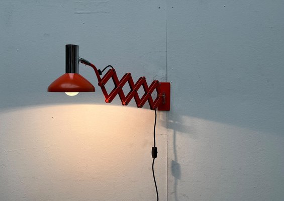 Mid-Century German Space Age Scissor Wall Lamp from Hustadt Leuchten, 1960s, Set of 2-UAH-1723685