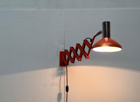 Mid-Century German Space Age Scissor Wall Lamp from Hustadt Leuchten, 1960s, Set of 2-UAH-1723685