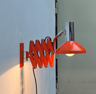 Mid-Century German Space Age Scissor Wall Lamp from Hustadt Leuchten, 1960s, Set of 2-UAH-1723685