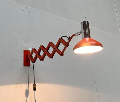 Mid-Century German Space Age Scissor Wall Lamp from Hustadt Leuchten, 1960s, Set of 2-UAH-1723685