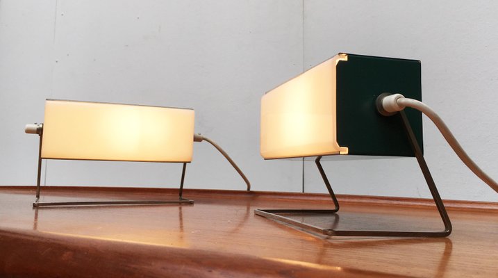 Mid-Century German Space Age Table Lamps from Leclaire & Schäfer, Set of 2-UAH-865340