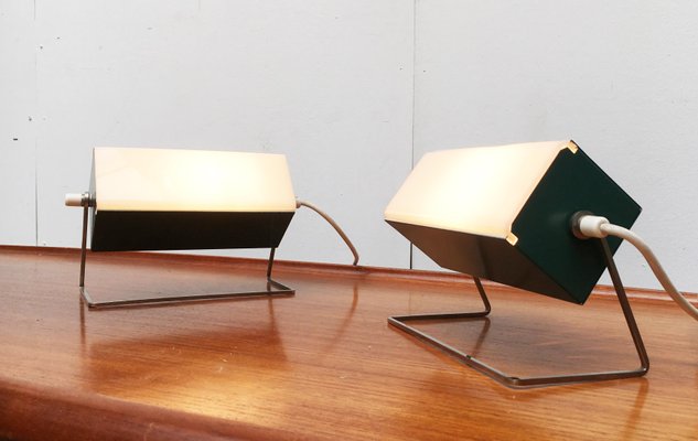 Mid-Century German Space Age Table Lamps from Leclaire & Schäfer, Set of 2-UAH-865340