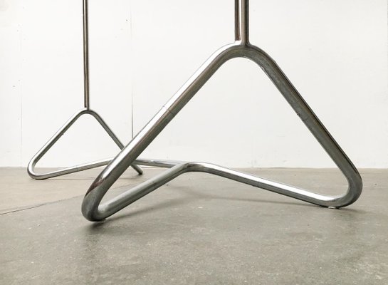 Mid-Century German Space Age Tubular Metal Coat Rack from Bremshey & Co., Solingen-UAH-857976