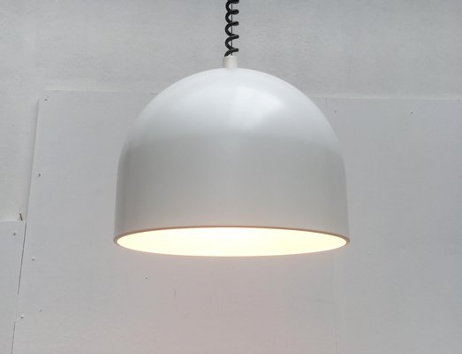 Mid-Century German Space Age White Pendant Lamp from Staff Leuchten-UAH-863942