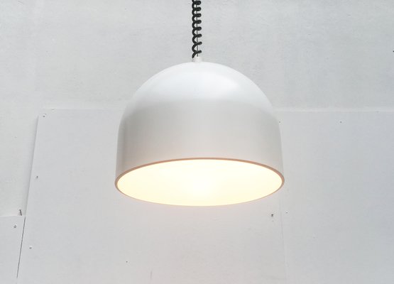 Mid-Century German Space Age White Pendant Lamp from Staff Leuchten-UAH-863942