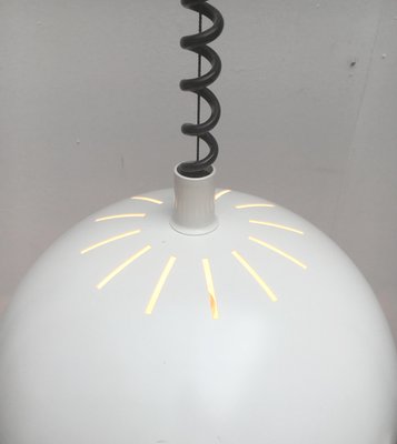 Mid-Century German Space Age White Pendant Lamp from Staff Leuchten-UAH-863942