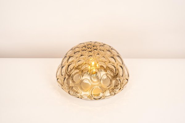 Mid-Century German Sputnik Smoked Glass Flush Mount or Wall Light-UGR-1191813