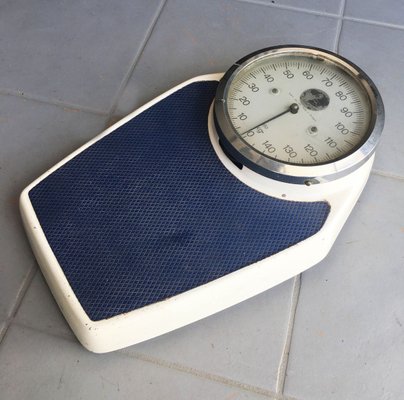 Mid-Century German Stainless Steel Dial Bathroom Scales from Erlikon, 1950s-GGK-724797