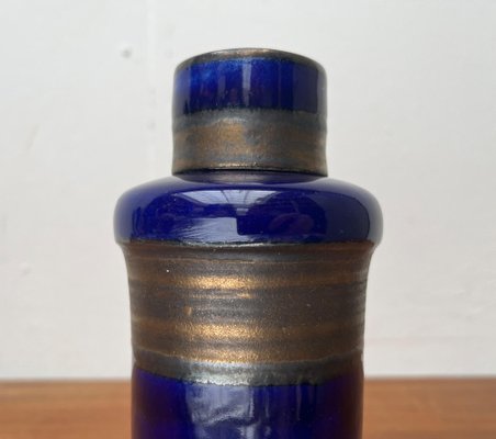 Mid-Century German Studio Pottery Bottle Vase with Lid by Cornelsen Kindermann, 1960s-UAH-1787630