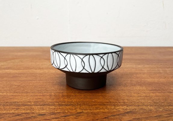 Mid-Century German Studio Pottery Bowl or Ikebana Vase from BKW Böttger Keramik Wandsbek, Hamburg, 1960s-UAH-1782849