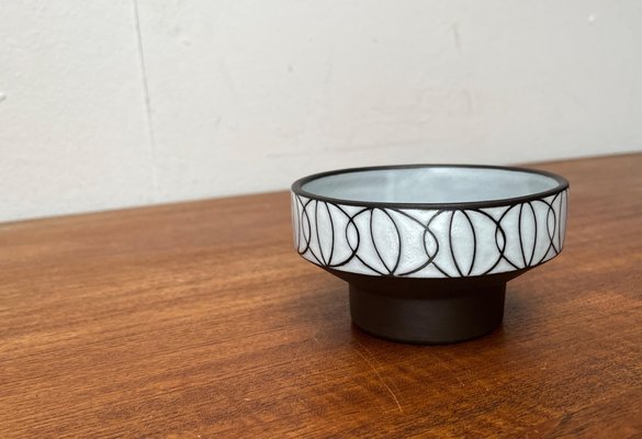 Mid-Century German Studio Pottery Bowl or Ikebana Vase from BKW Böttger Keramik Wandsbek, Hamburg, 1960s-UAH-1782849