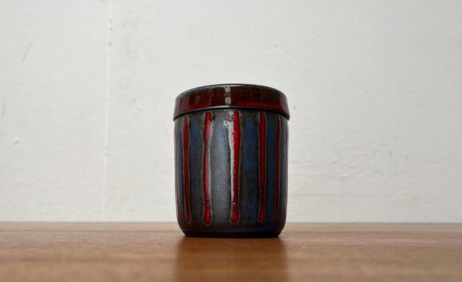 Mid-Century German Studio Pottery Box with Lid from Töpferei Bücking Börnsen, 1960s-UAH-1731908