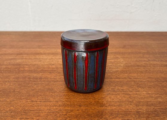 Mid-Century German Studio Pottery Box with Lid from Töpferei Bücking Börnsen, 1960s-UAH-1731908