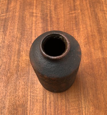 Mid-Century German Studio Pottery Brutalist Vase by Gerhard Liebenthron, 1974-UAH-951402