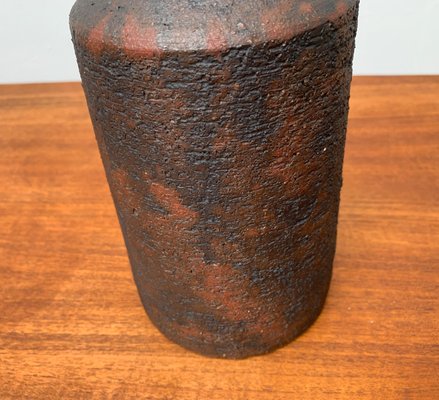 Mid-Century German Studio Pottery Brutalist Vase by Gerhard Liebenthron, 1974-UAH-951402