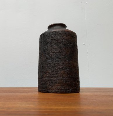 Mid-Century German Studio Pottery Brutalist Vase by Gerhard Liebenthron, 1974-UAH-951402