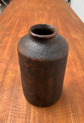 Mid-Century German Studio Pottery Brutalist Vase by Gerhard Liebenthron, 1974-UAH-951402