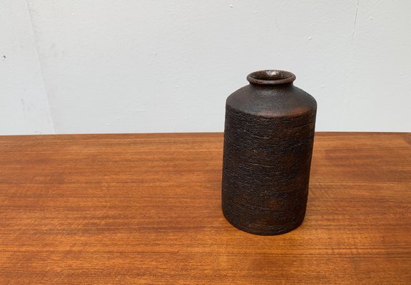 Mid-Century German Studio Pottery Brutalist Vase by Gerhard Liebenthron, 1974-UAH-951402