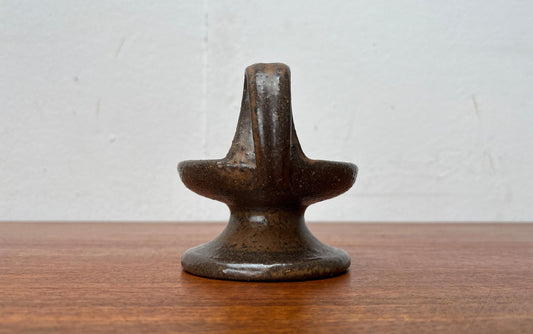 Mid-Century German Studio Pottery Candle Holder from Rudi Stahl, 1960s