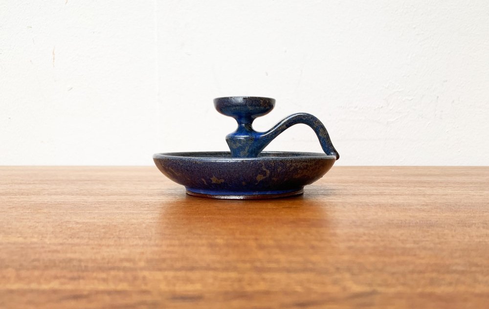 Mid-Century German Studio Pottery Candleholder by Meike Falck Nicolaisen, 1960s