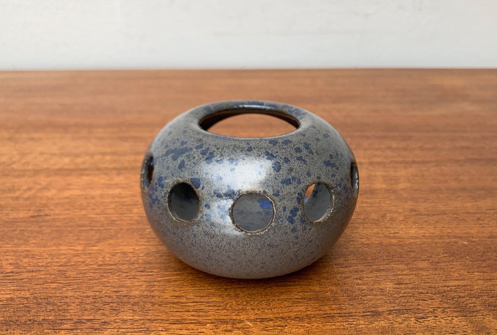 Mid-Century German Studio Pottery Candleholder by Meike Falck Nicolaisen, 1960s