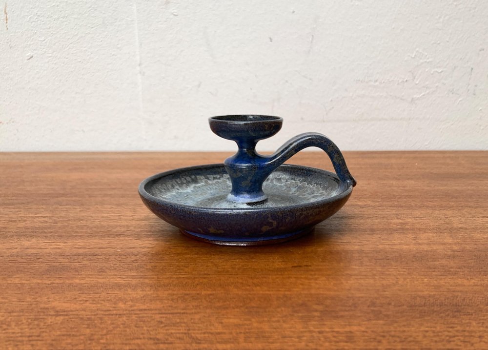 Mid-Century German Studio Pottery Candleholder by Meike Falck Nicolaisen, 1960s