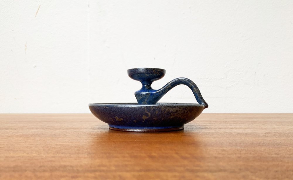 Mid-Century German Studio Pottery Candleholder by Meike Falck Nicolaisen, 1960s