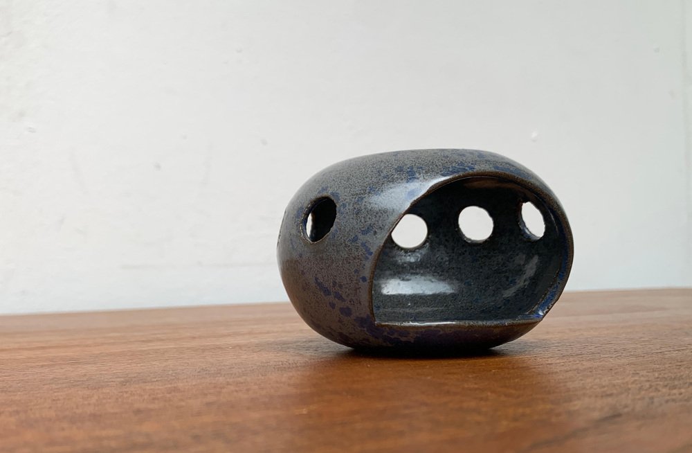 Mid-Century German Studio Pottery Candleholder by Meike Falck Nicolaisen, 1960s