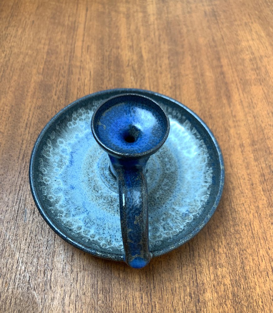 Mid-Century German Studio Pottery Candleholder by Meike Falck Nicolaisen, 1960s