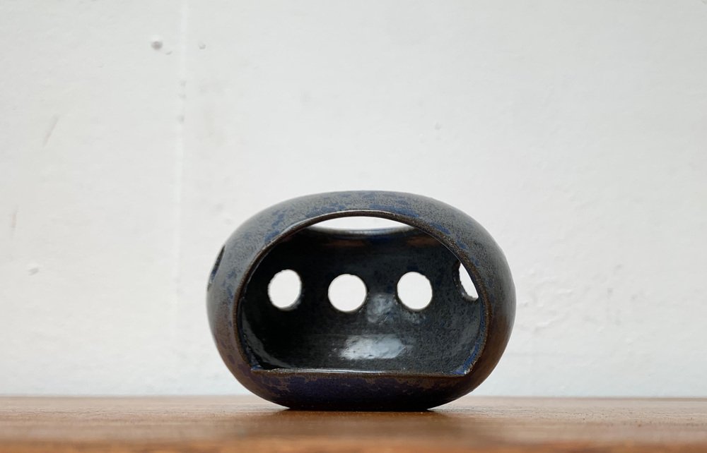 Mid-Century German Studio Pottery Candleholder by Meike Falck Nicolaisen, 1960s