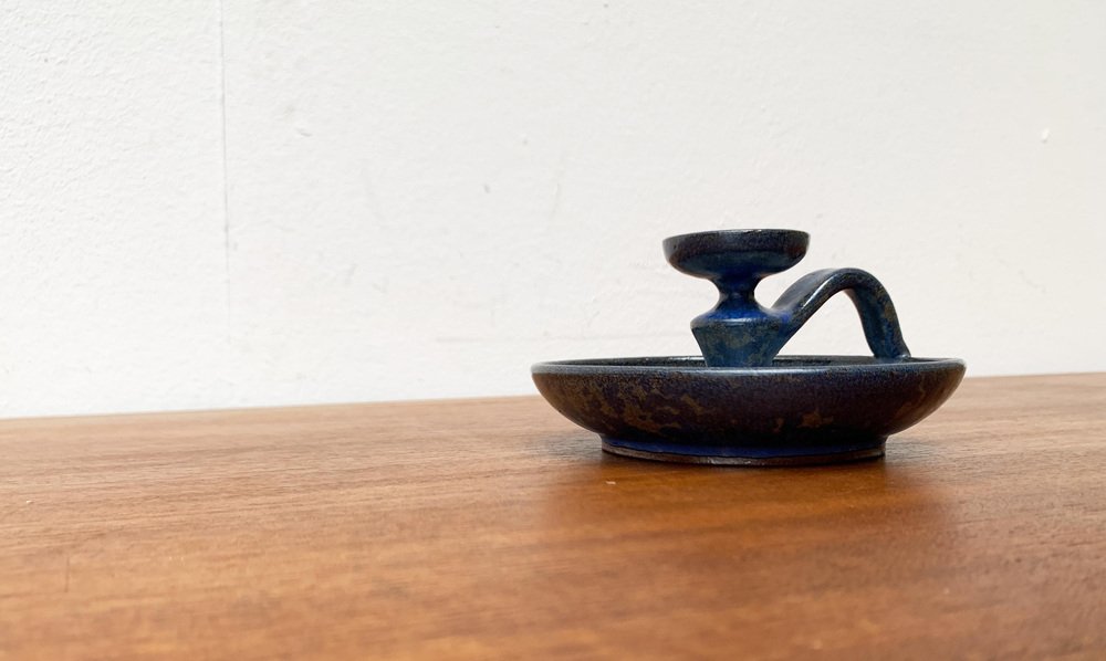 Mid-Century German Studio Pottery Candleholder by Meike Falck Nicolaisen, 1960s