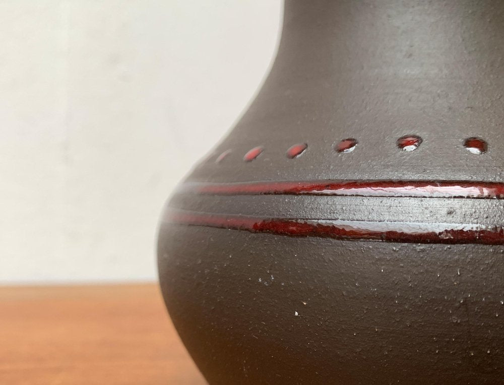 Mid-Century German Studio Pottery Vase from Pottery Bücking Börnsen, Cuxhaven, 1960s