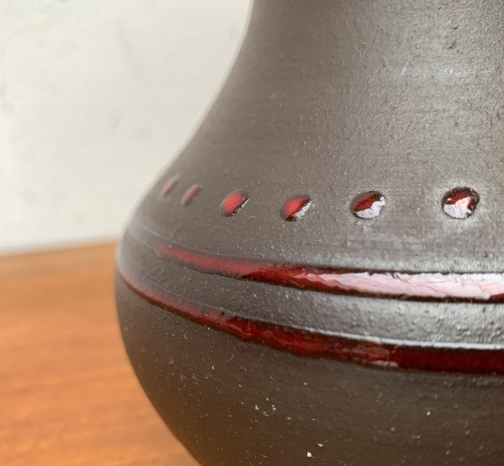 Mid-Century German Studio Pottery Vase from Pottery Bücking Börnsen, Cuxhaven, 1960s