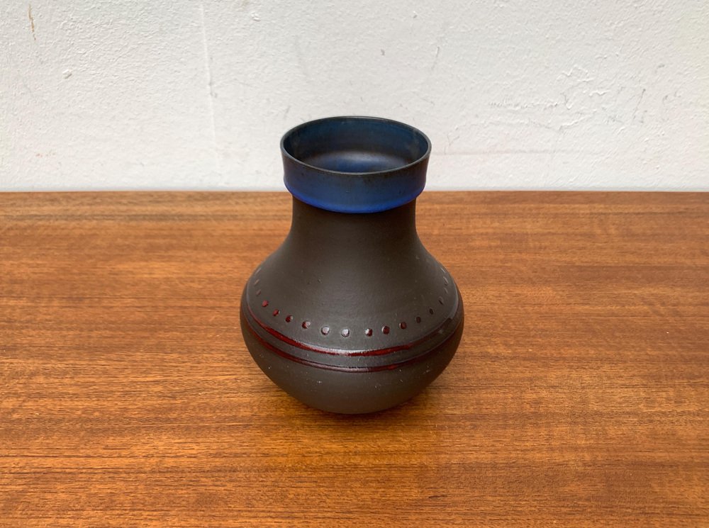 Mid-Century German Studio Pottery Vase from Pottery Bücking Börnsen, Cuxhaven, 1960s